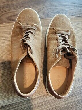 MNG Men’s Brown Suede Lace-Up Sneakers 10.5